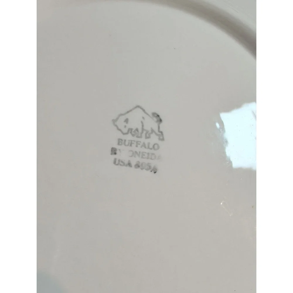 Oneida Buffalo‎ China Cream White Restaurant Ware Side Plates 9.5 inch EUC